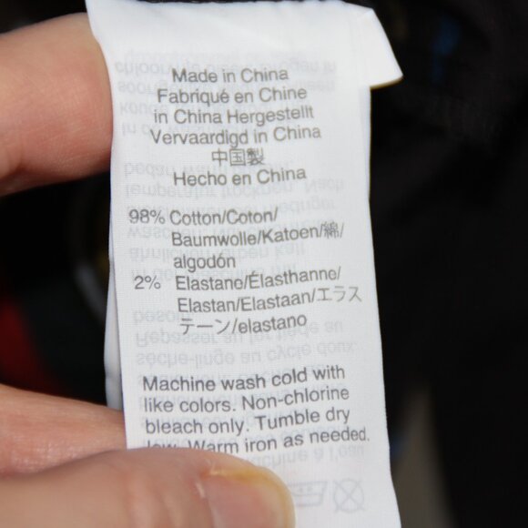 J. CREW  Women's Black Tartan Plaid Cotton Button Down Top Sz 4 Slim - Picture 9 of 10